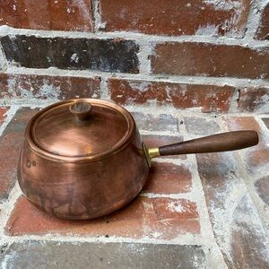 Circa 1960’s Copper Saucepan Made in Portugal